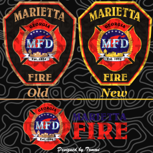 MFD - Marietta Fire Department Decal Pack