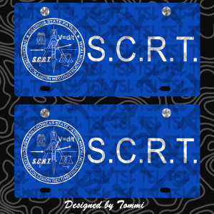 GSP - S.C.R.T. License Plate